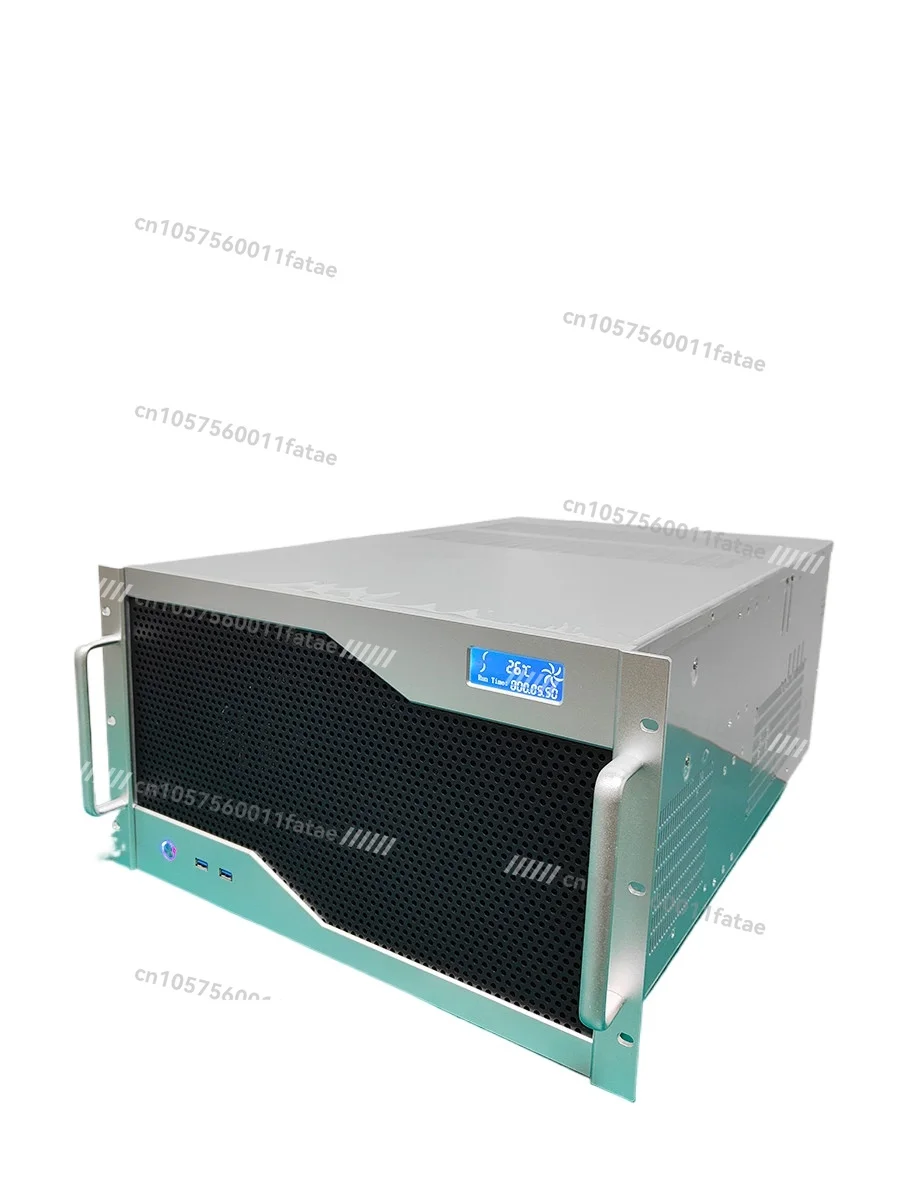 Industrial Control Chassis 4090 Graphics Card 12 Slots Multi-dual ATX Power Supply 360 Water Cooling Main Board Server