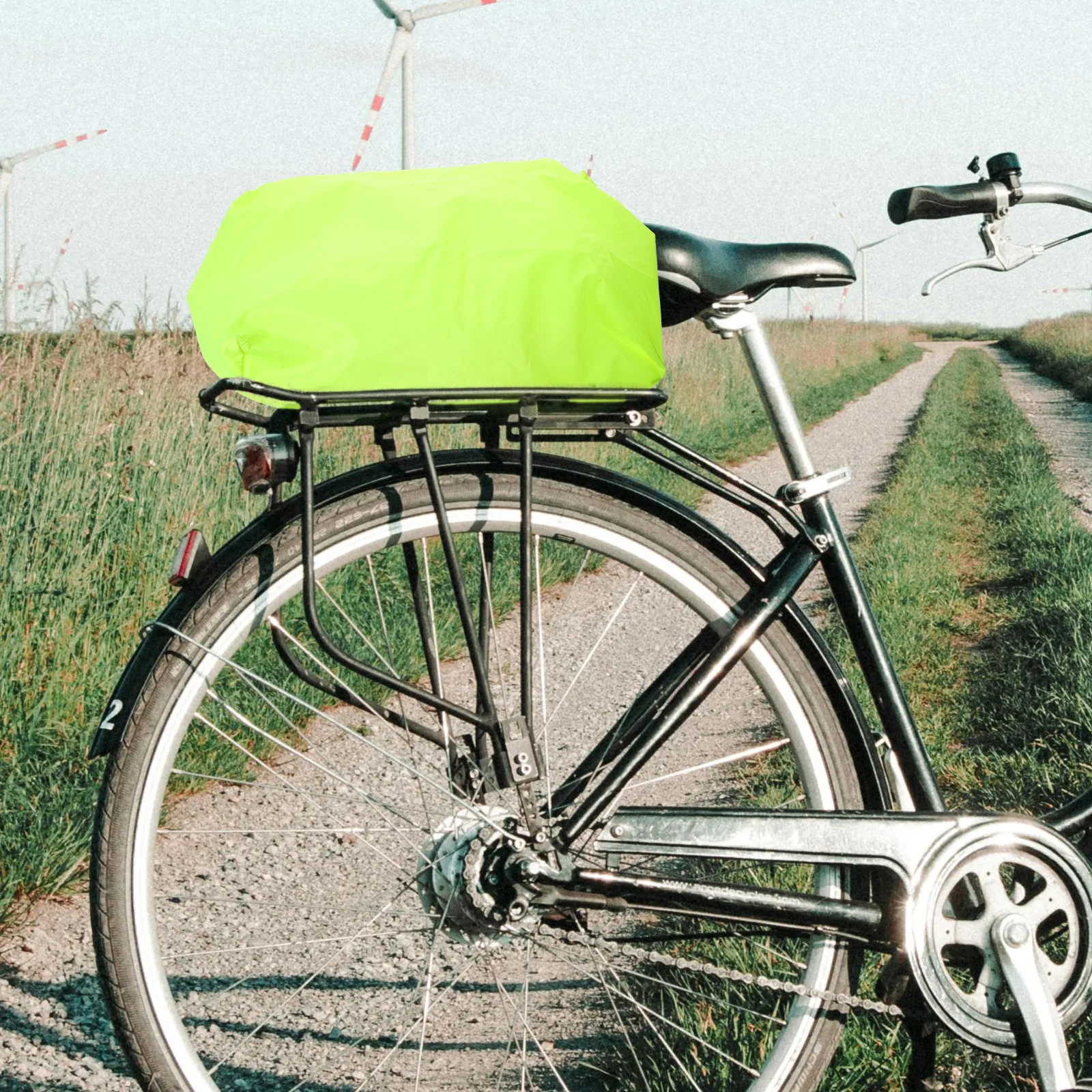 

Bicycle Rain Cover Saddle Bags Rear Rack Accessories Rainproof Polyester Bicycles