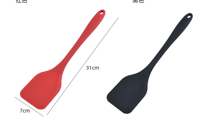 Spatola da cucina in silicone resistente al calore Pala a prova di perdite per frittata Set regalo da cucina per pesce fritto con altri strumenti di cottura