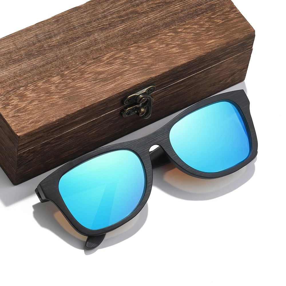 

XSW Wood Sunglasses Men Brand Designer Polarized Driving Bamboo Sunglasses Wooden Glasses Frames Oculos De Sol Feminino S1610B