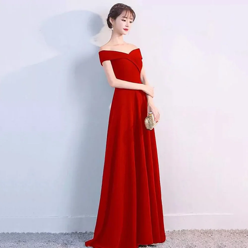 Personalizado retro jérsei drapeado a linha fora do ombro vestidos longos sob medida vestidos de ocasião estilo moderno elegante alta qualidade