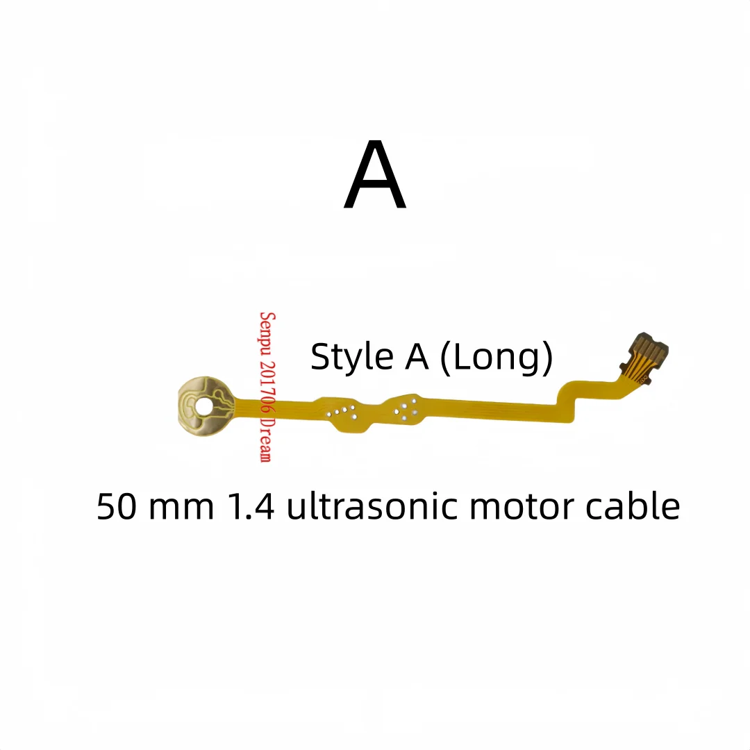 For Canon EF 50mm f/1.4 USM DSLR Camera Lens Ultrasonic USM Motor Wear‑Prone Flex Ribbon FPC Cable Lens Motor Group Repair