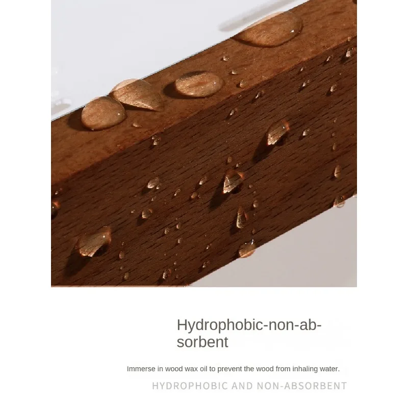 Bathroom Towel Bars,40/50cm Towel Rack Hanger,Wood Wall Hanging Towel Bar Bathroom Shelf,Home Accessory 수건걸이