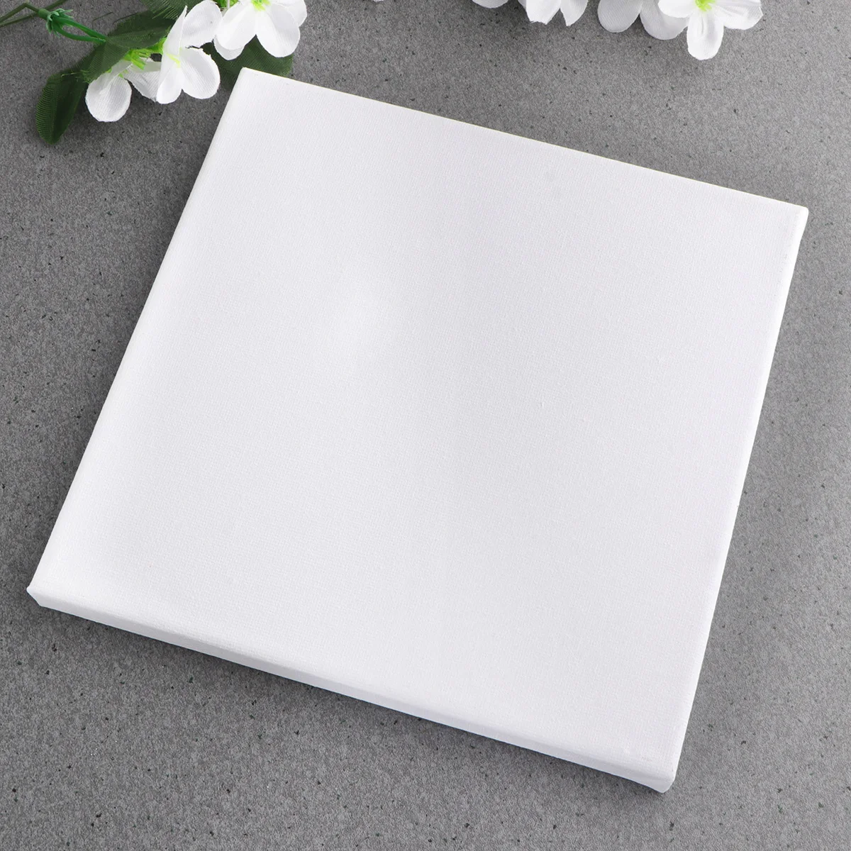 

20X20Cm Square Cotton Wood Oil Painting Canvas Panels Stretched Painting Surface For Artists Wooden Frame Acrylic Gouache