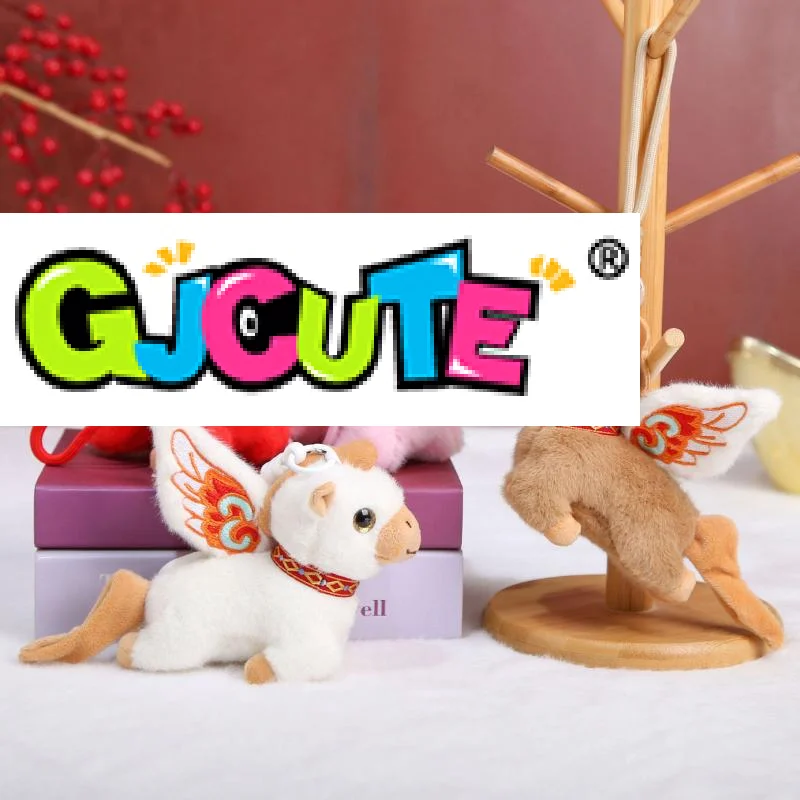 

1 шт., рождественский подарок, мягкая летающая лошадь, орнамент, милый мини-подвеска в виде лошади, брелок, новогодний талисман, красный пони, плюшевая игрушка, автомобиль, домашний декор