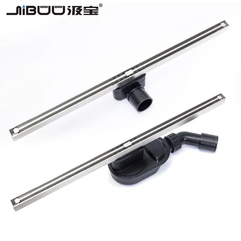 for European Side Leakage Stainless Steel Ultra Thin Narrow Linear Shower Floor Filter Bathroom Bathtub Hotel Manufacturer