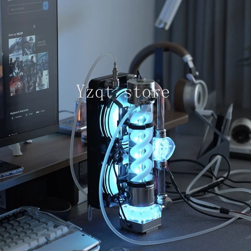 

Glacier Water Cooling Mobile Phone Tablet Radiator Semiconductor Refrigeration Magnetic Attraction