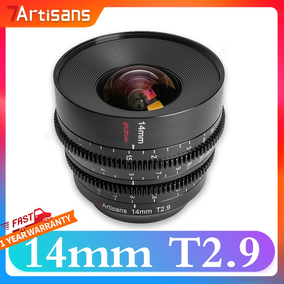

Полный каркас 7artisans 14 мм T2.9 114 ° Сверхширокоугольный Cine-объектив для фотосъемки с камерой и креплением Nikon ZFC Z5 Z6 Z7