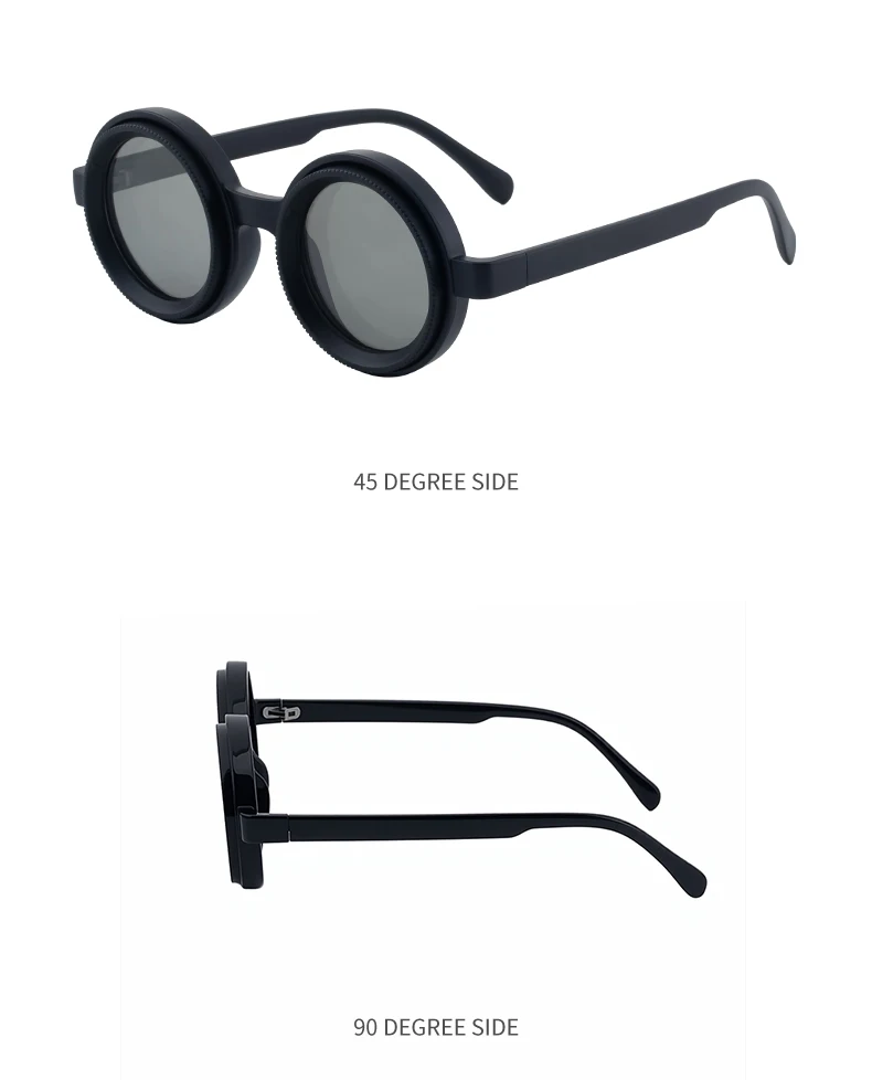 Steampunk Polarisierte Kleine Rahmen Runde Einstellbare Licht Sonnenbrille ND9 Dimmen Sonnenbrille Outdoor Shades Angeln Fahren Brillen – Detail 16