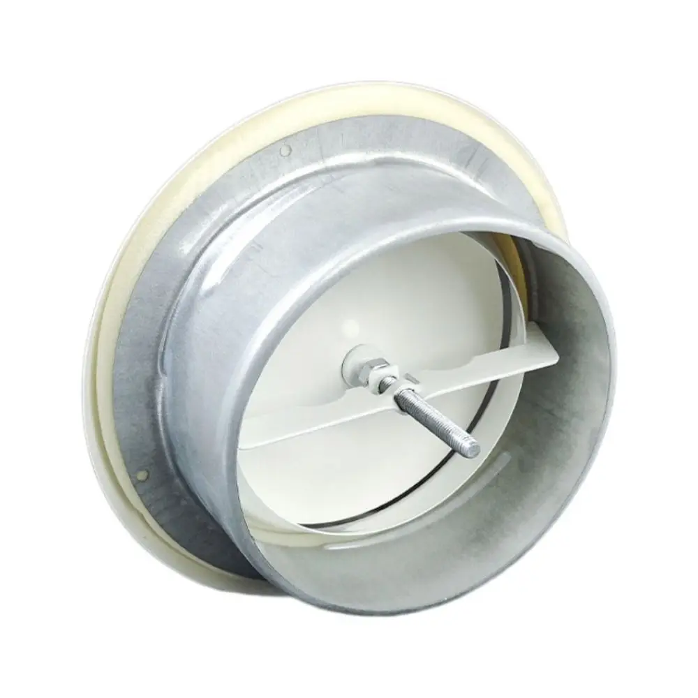 Stylish 80-250mm Vent Cover Air Outlet Home Ventilation Adjustable Ventilation Cover White Round Diffuser Ducting