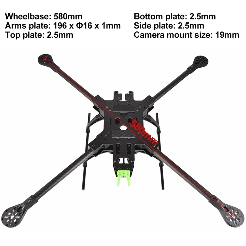 15Inch Fpv Racing Drone Frame Koolstofvezel Quadcopter Fpv Freestyle Frame Voor Verbeterde Vlucht Stabiliteit En Prestaties