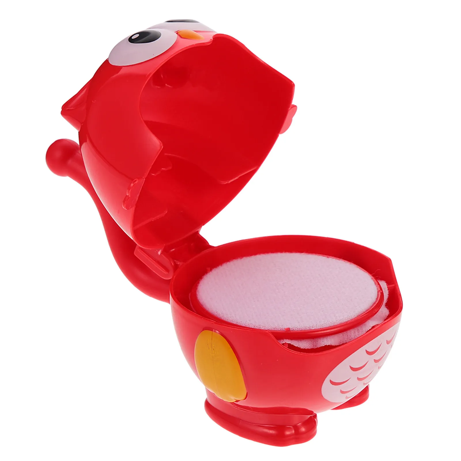 

Машинка для изготовления пузырьков для ванны в форме совы, яркие цвета, безопасный гладкий дизайн, детская игрушка для купания, тренировка мелкой моторики рук