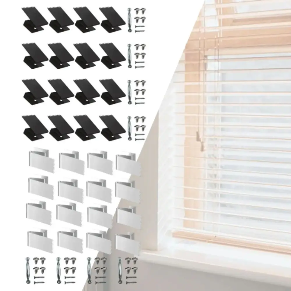 Universal Design Window Clips Reusable Hardware With Screws Wind Protection Hardware Door Handles 1/2