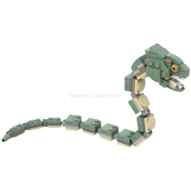 Blocs de construction de films magiques, figurines d'animaux médiévaux, petit monstre serpent, Compatible avec Lego Puzzle, jouet pour garçons et hommes, cadeaux