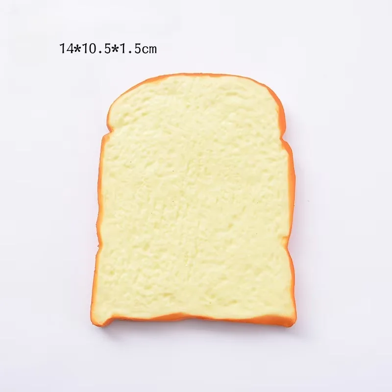 Squishy Lebensmittel-Kreativspielzeug: Simuliertes Brot, Toast, Donuts – Langsam aufsteigende Quetsch-Stressbälle, Scherzartikel, Desktop-Dekoration