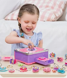 Magic Book 3D Magic DIY Sticker Machine Jewelry Making Kit for Kids Creative Children's Handmade Gift Box Set Birthday Xmas Gift