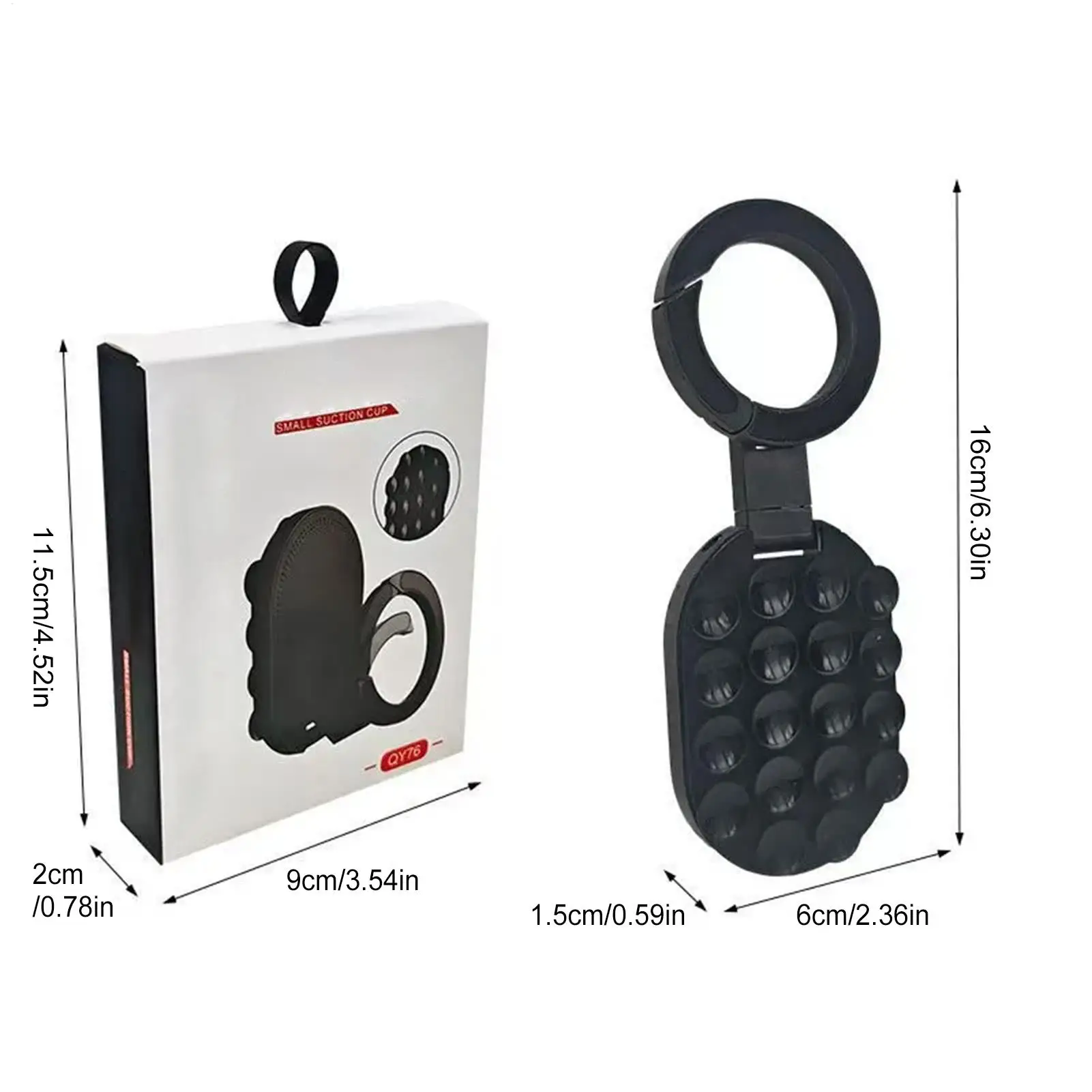 360 Rotating Magnetic Phone Suction Mount Tripod, Compatible With Car Mirror, Kitchen, Stable Hands Free Mobile Device Holder view 6
