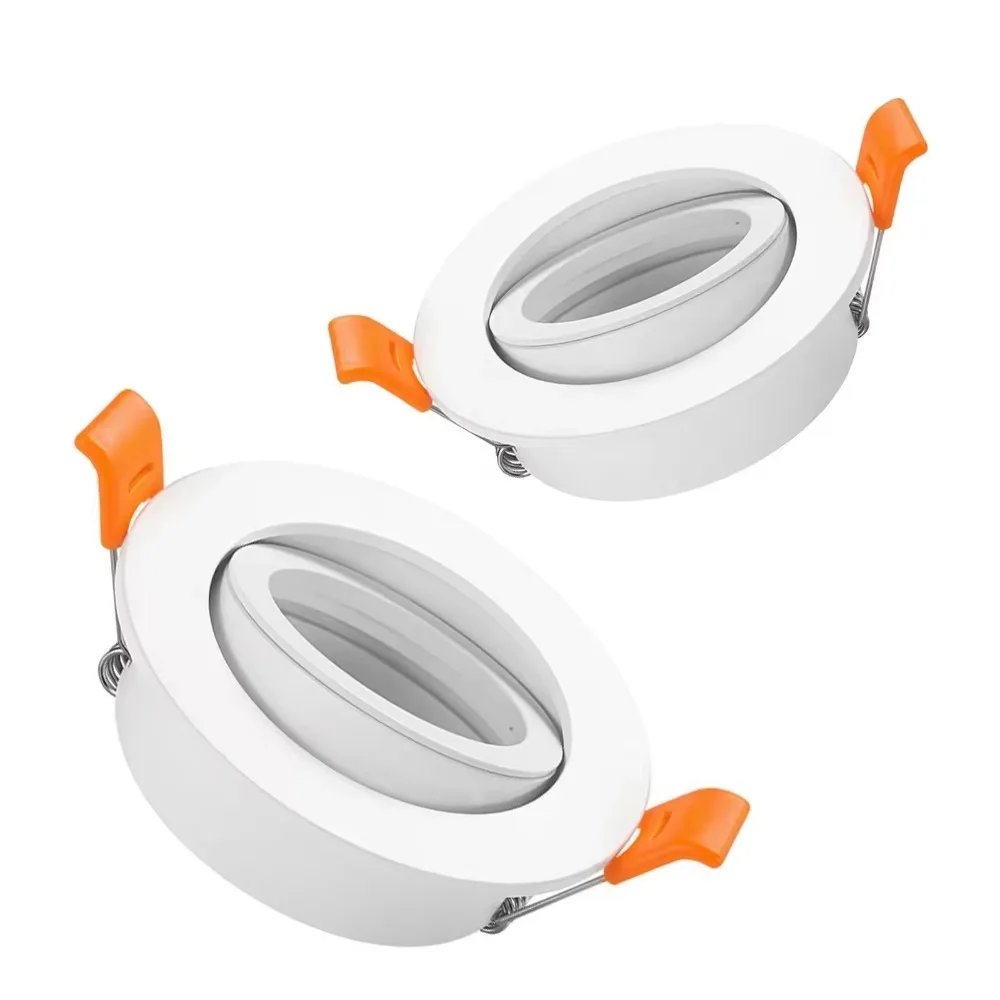 JOYINLED GU10 MR16 Adjustable Surface Mounted Ceiling Spotlight Downlight Fixture 1/10PCS for Bedroom Living Room 65mm Cutout