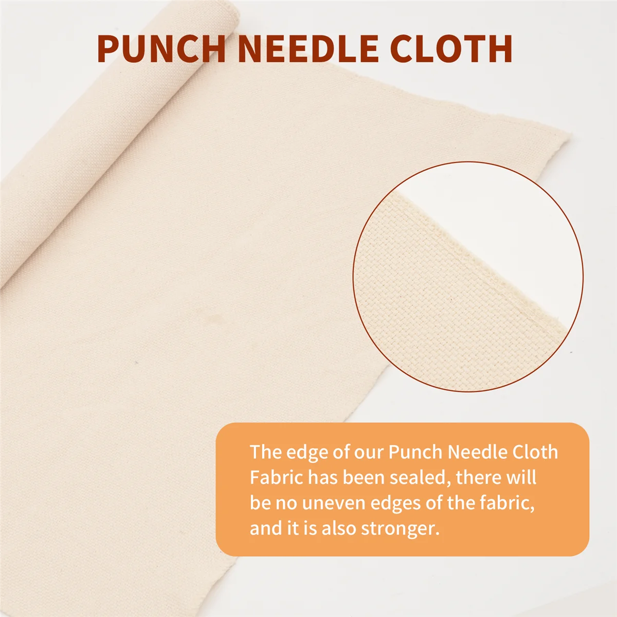 

M09KPunch Needle Cloth Fabric, Needlework Embroidery Fabric for Punch Needle and Rug-Punch, 26.4 x 19.6 Inch