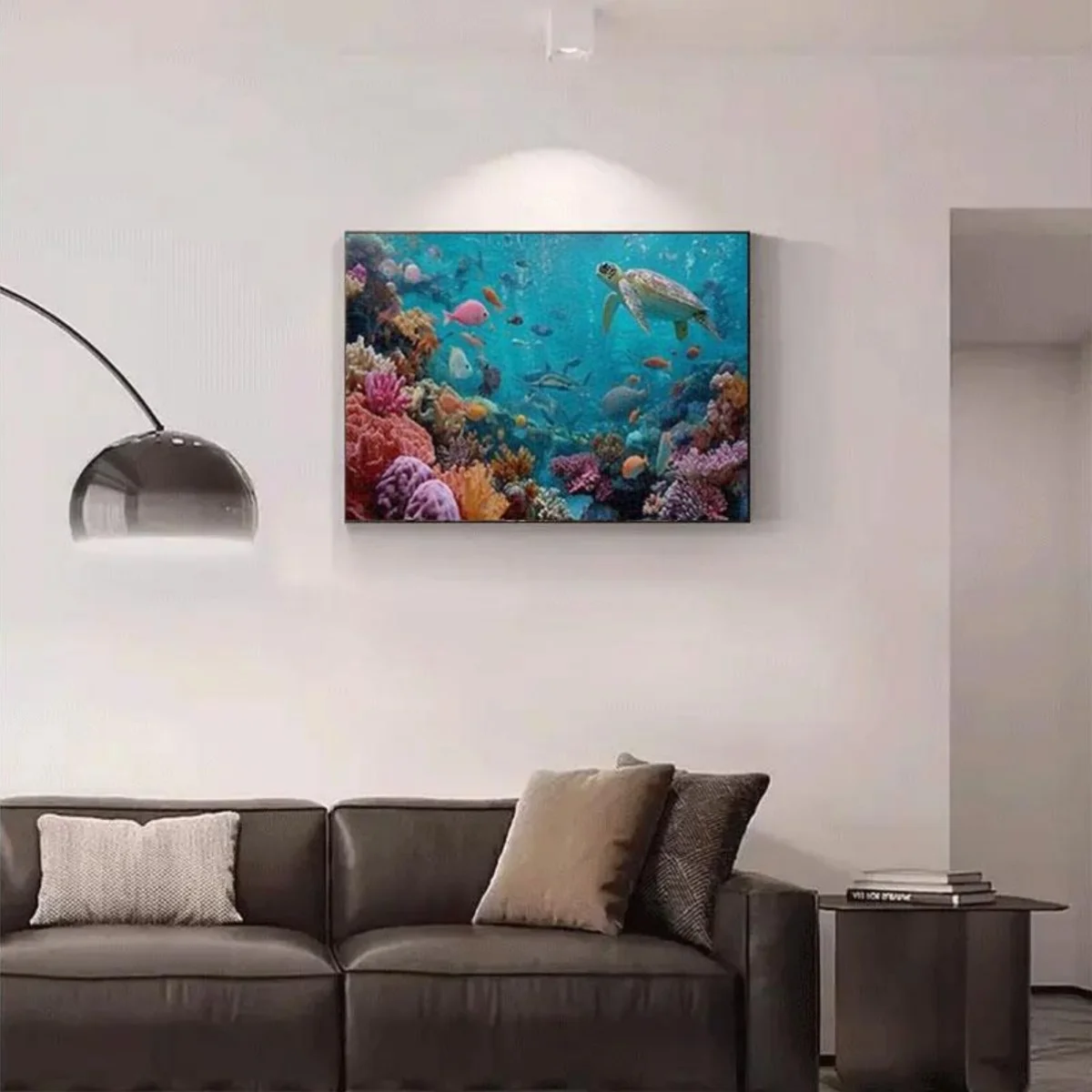 1000 Stück großes Puzzle für Erwachsene – Unterwasserwelt mit Meeresschildkröte, Korallenriff und tropischen Fischen – recyceltem Karton, Vibran