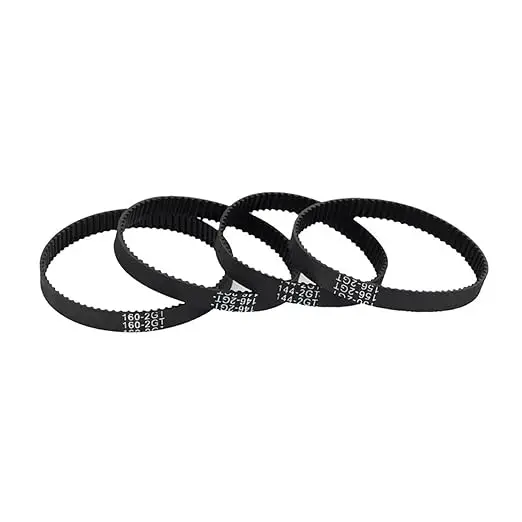 1Pcs 2GT Belt Closed Loop Rubber Timing Belt Length：96~190mm 2M 3D Printer Belt Parts Width 6/10mm