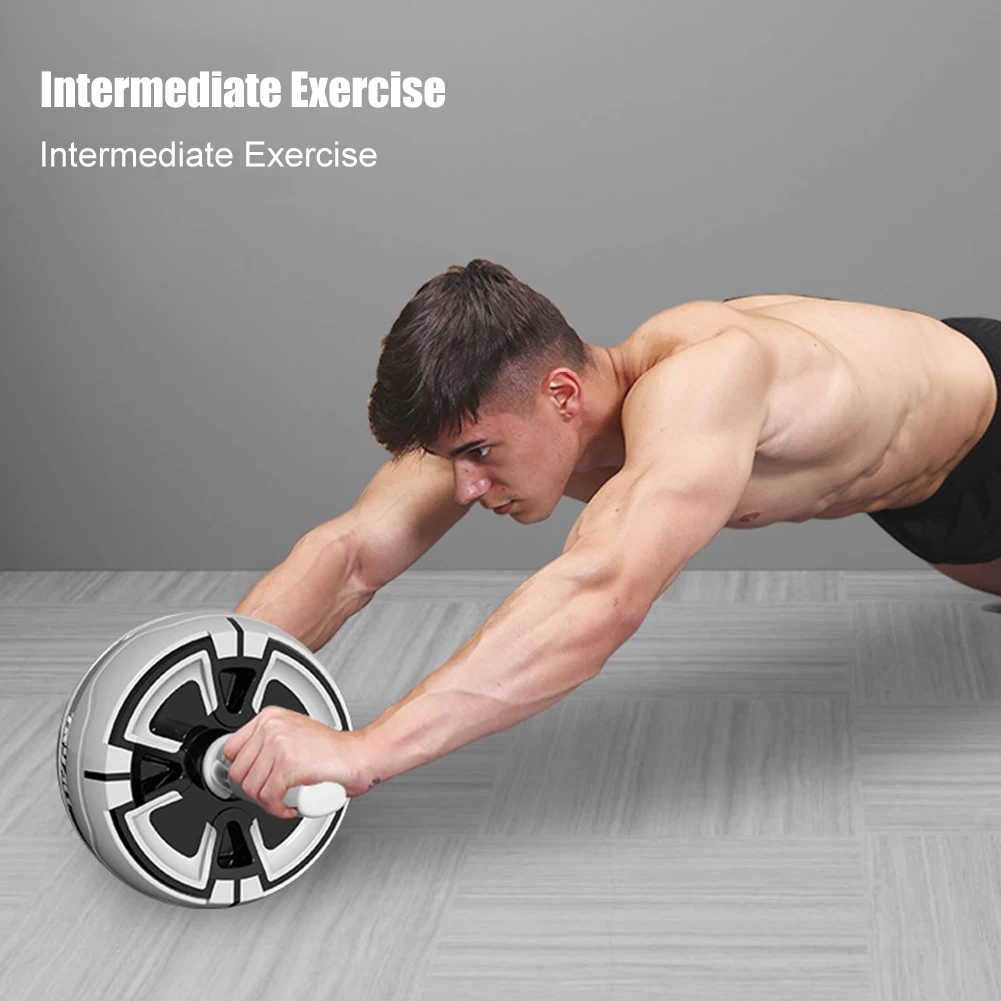Rueda de Ejercicio Abdominal Antideslizante con Rebote, Entrenador de Fuerza para el Core, Rueda de Rebote para Equipo de Fitness en Casa y Gimnasio