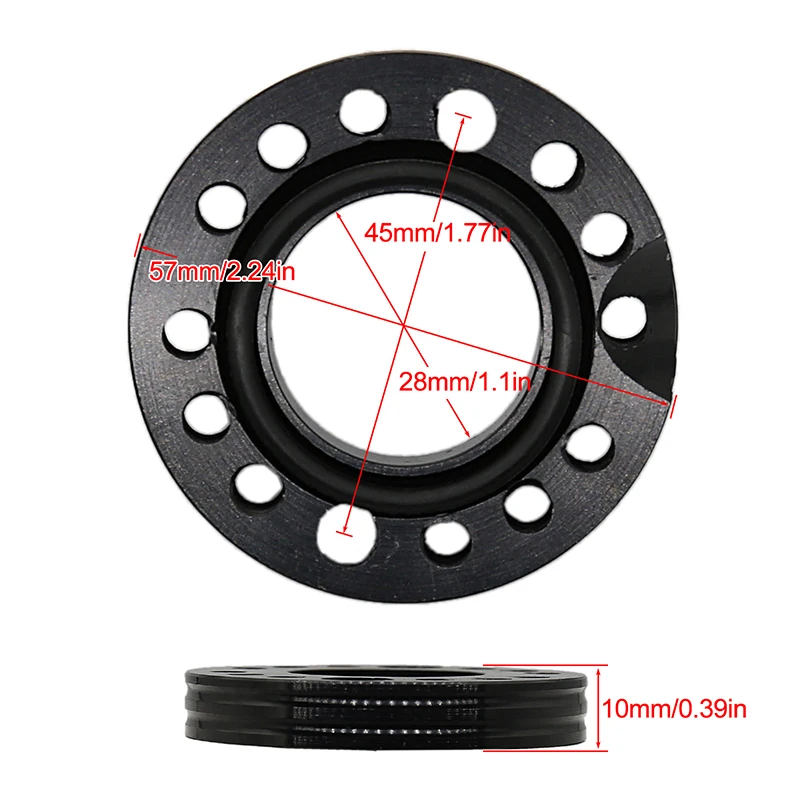 【CR】28mm Colorful CNC Carb Adjuster Carburetor Inlet Manifold Spinner Plate Adaptor For Pit Dirt Bikes Buggy