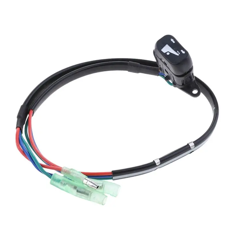 

M93K-1 Piece Outboard Remote Control Power Trim&Tilt Switch Black Replacement For