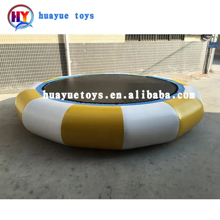 Inflatable Water Trampoline, Durable Floating Jumping Bed, Summer Outdoor Water Games, 6 in 1 Fun Pool Toy view 6