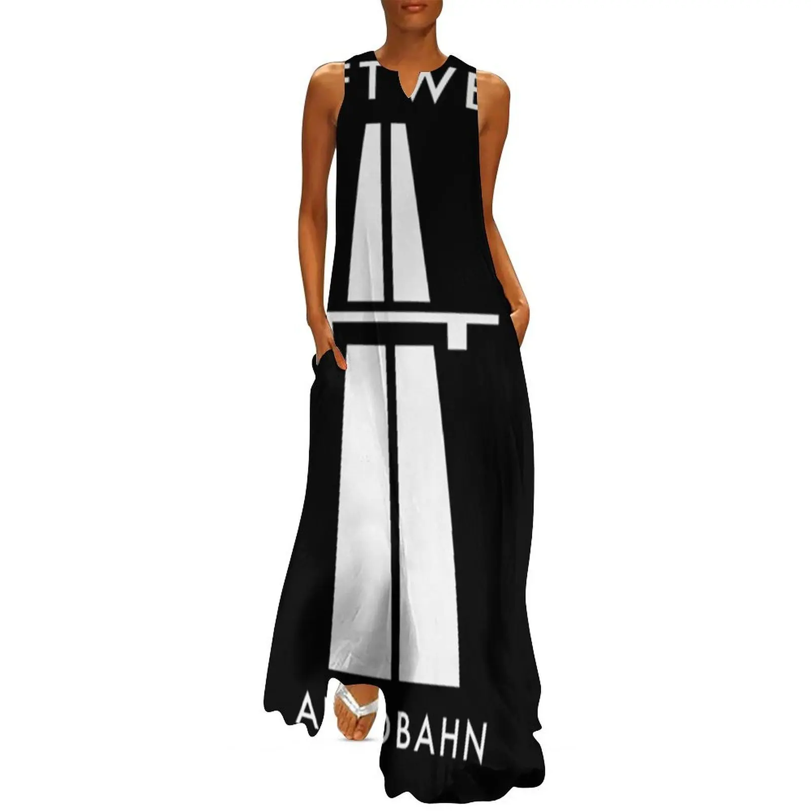 

Krftwrk Aütbhn Shrt Stkr Hd Msk Long Dress