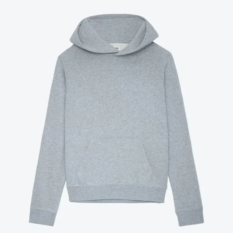 Zadig Loose Hoodie Women Cotton Fashion Diamond Pullover Tops Female Chic Long Sleeve Classic Hoodies Sweatshirt Streetwear