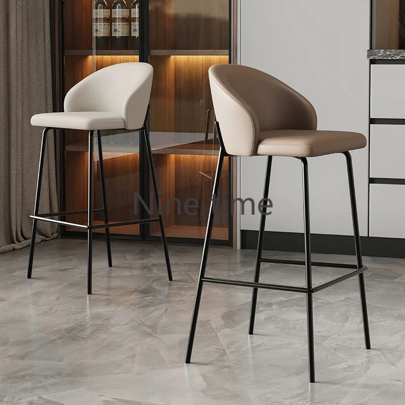 

Metal Wrought Bar Chairs Office Barstool Black Base Industrial Square Bar Stool Make Up Restaurant Cadeira Ergonomica Furniture