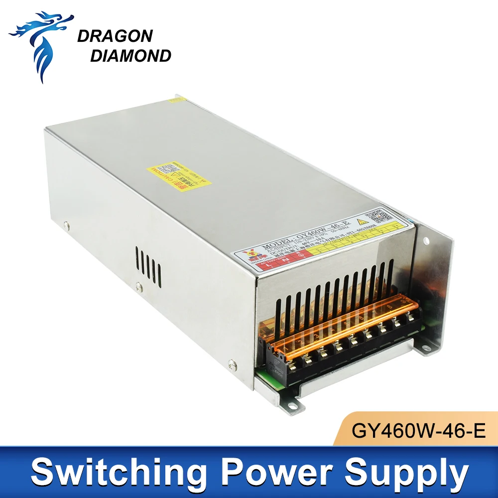 Guanyang CNC Switch Power Supply GY460W-46-A/E 46V 10A for Laser Cutting and Engraving Machine