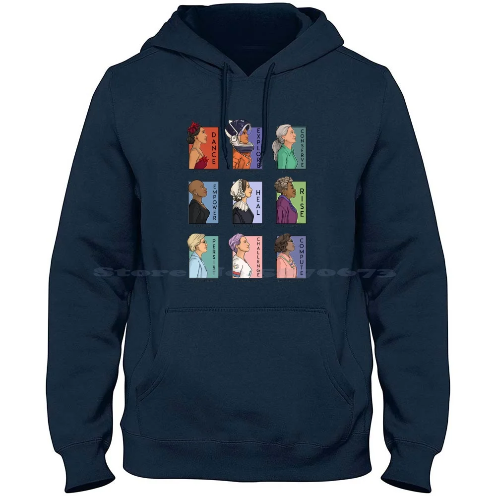 She Series Real Women-Version 2 100% Cotton Hoodie T Shirt Karen Hallion She Series Strong Woman Strong Female Real Women Real