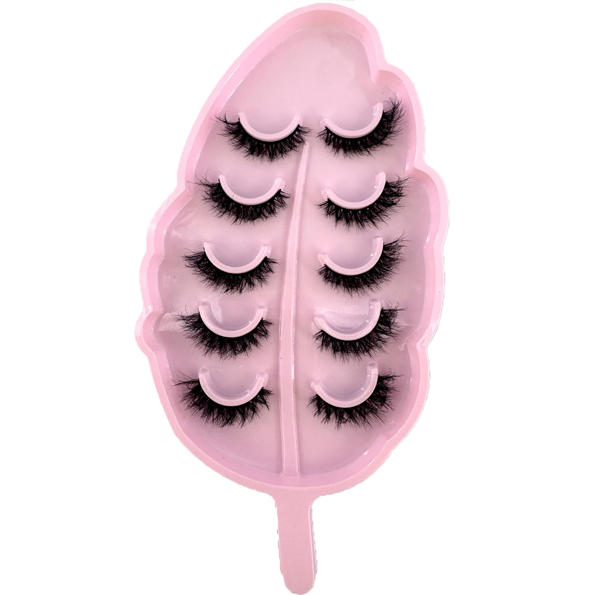 5 Paar Nerzwimpern, falsche Wimpern, natürlich/dick, lange Wimpern, weich, flauschig, dünn, 3D-Wimpern, Wimpernverlängerung, Make-up-Tools – Detail 4