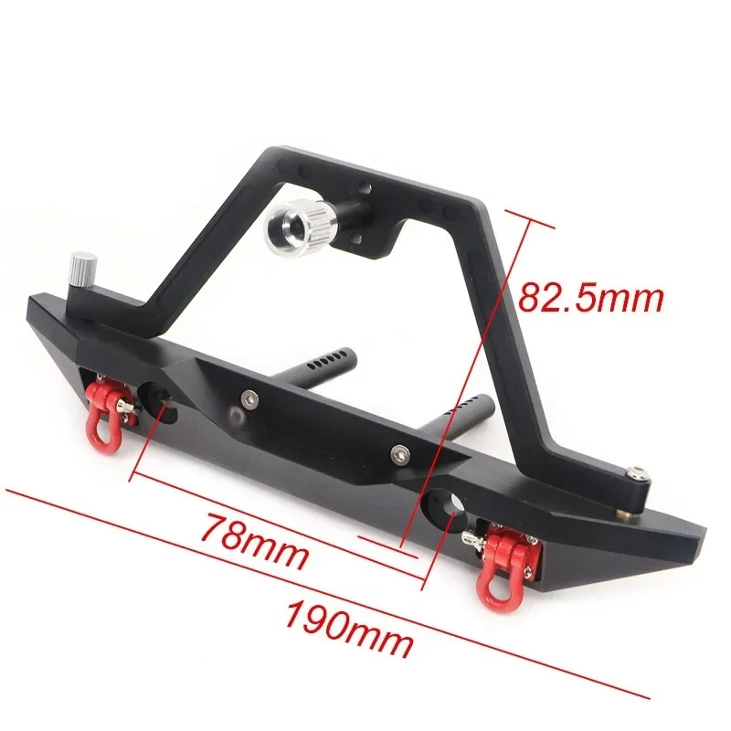 

Metal Front and Rear Bumper winch line for 1:10 RC Crawler Car Defender SCX10 TRX4 SCX10 II 90046 90047