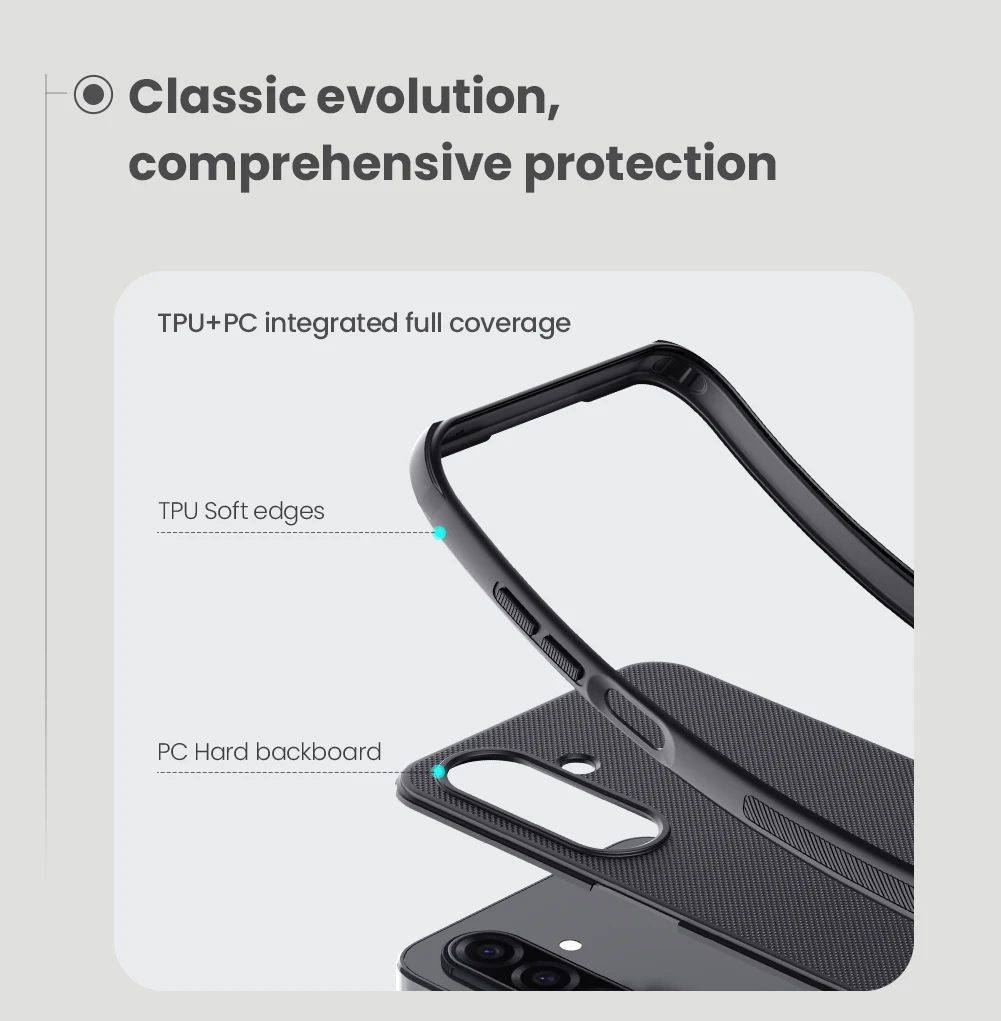 Für Samsung Galaxy A17 Hülle NILLKIN Fitted Case für Samsung Galaxy A17 Hochwertige Super Frosted Shield Hülle Matte PC-Abdeckung – Detail 6