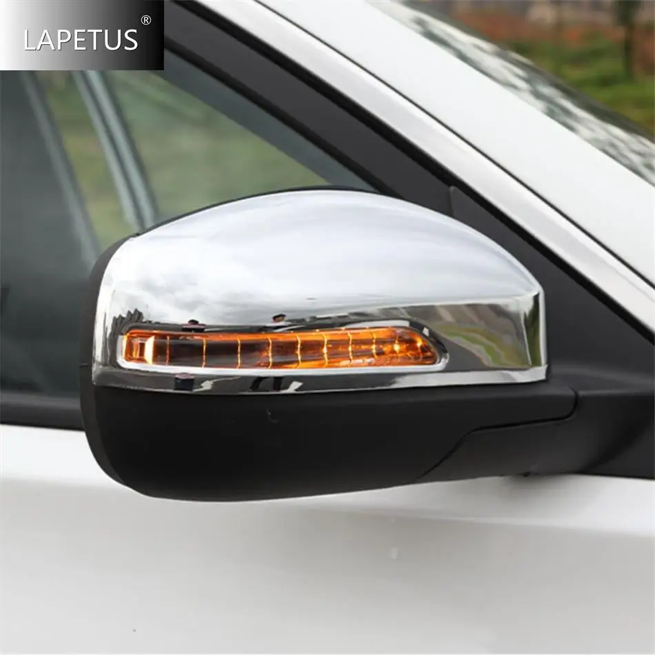 Rearview Mirror Rain Eyebrow Deflector Blades Rear View Cover Trim For Chery Tiggo 7 / 7 Pro 2020 2021 Car Chrome Accessories