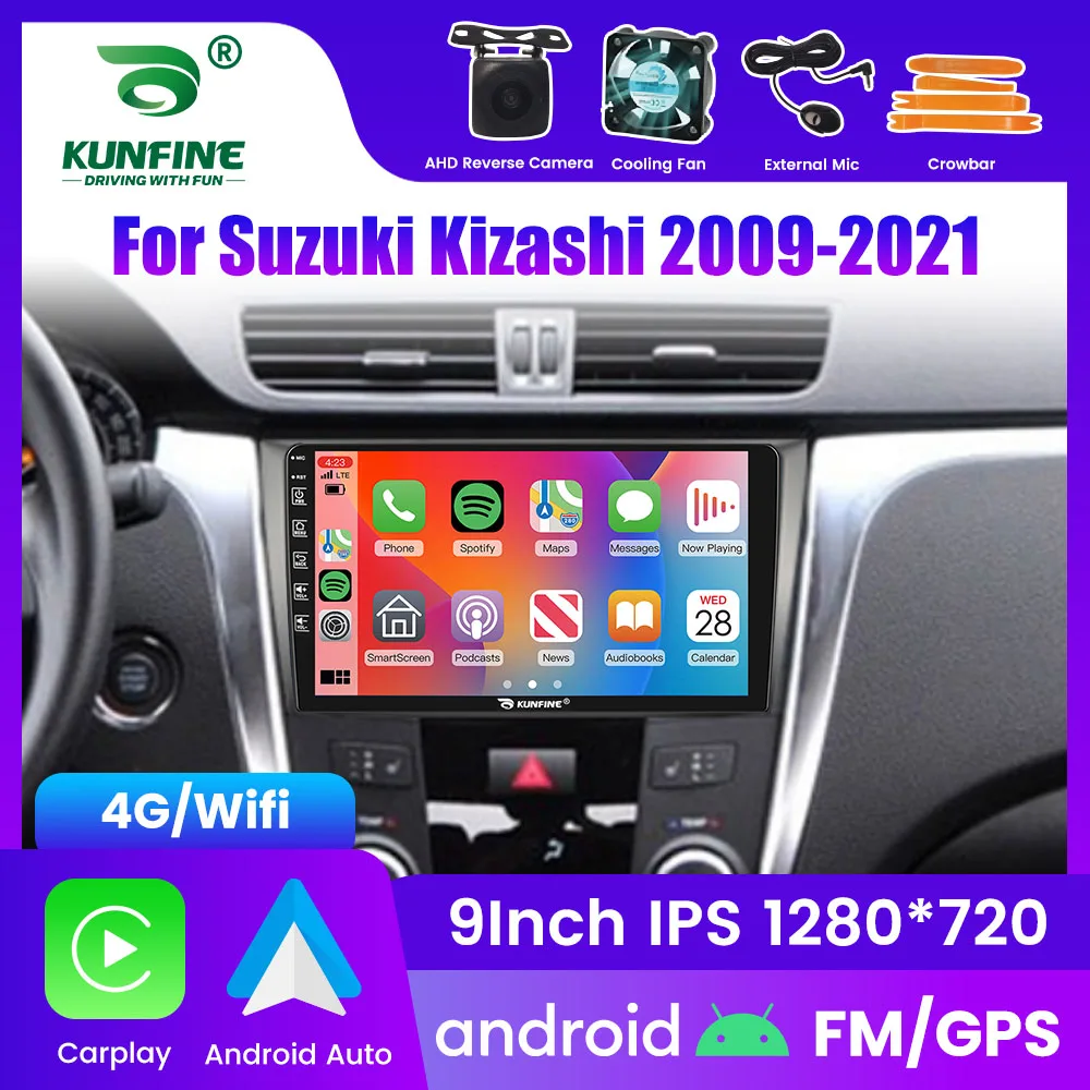 

2Din Android автомобильный радиоприемник для Suzuki Kizashi 2009-2021 видеоплеер GPS навигация стерео аудио головное устройство Carplay 4G Wi-Fi