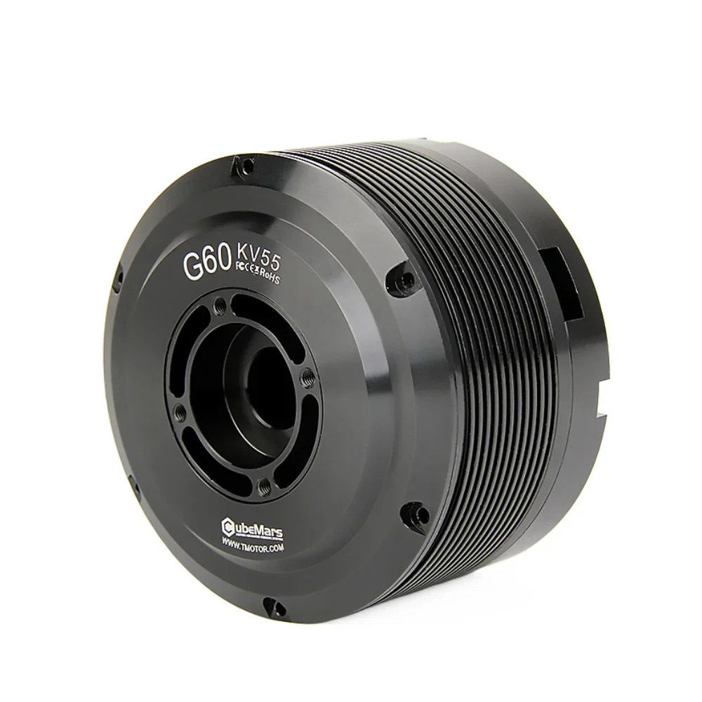 2026 CubeMars G60 KV25 KV55 24V Large Hollow Shaft Waterproof Dustproof Bldc Gimbal Motor Mini Gimbal