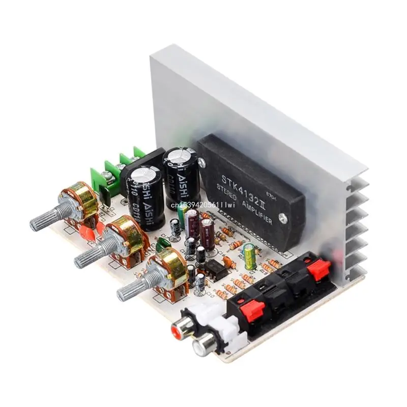 DX-0408 2.0Channel Stereo Power Amplifier Board Double AC15V-18V 50W+50W Output Dropship