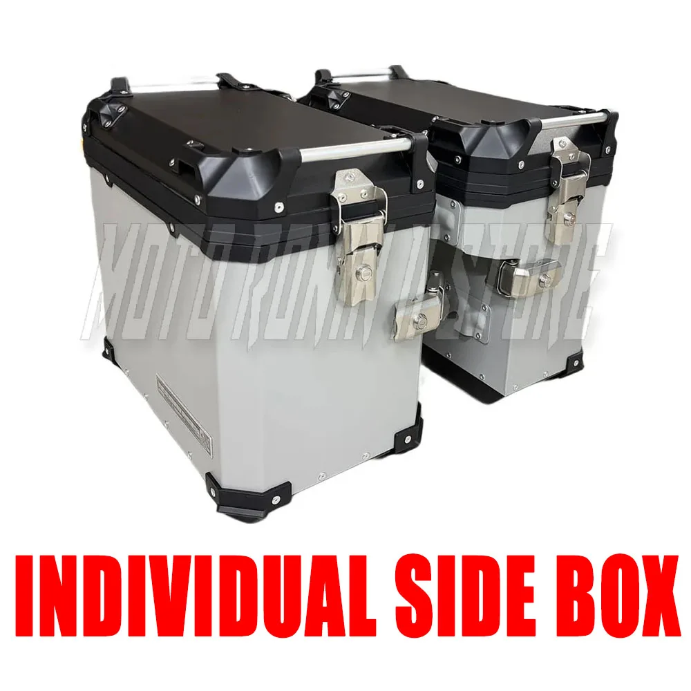 

Aluminum Case Top Case Side Luggage Box Panniers Motorcycle Trunk SaddleBag Bracket Tool Storage Box For KOVE 800X Rally 800X