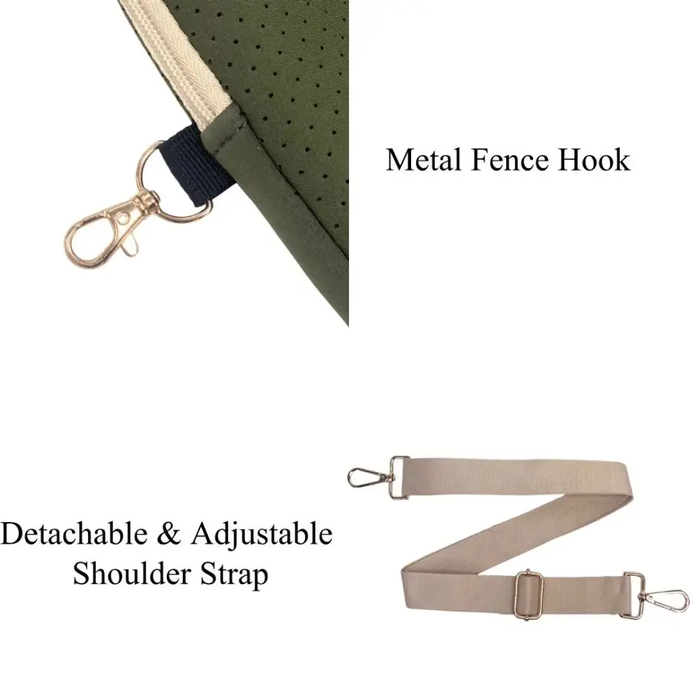 

Large Capacity Pickleball Crossbody Bag Zipper Closure Waterproof Pickleball Paddle Cover Professional Adjustable Strap