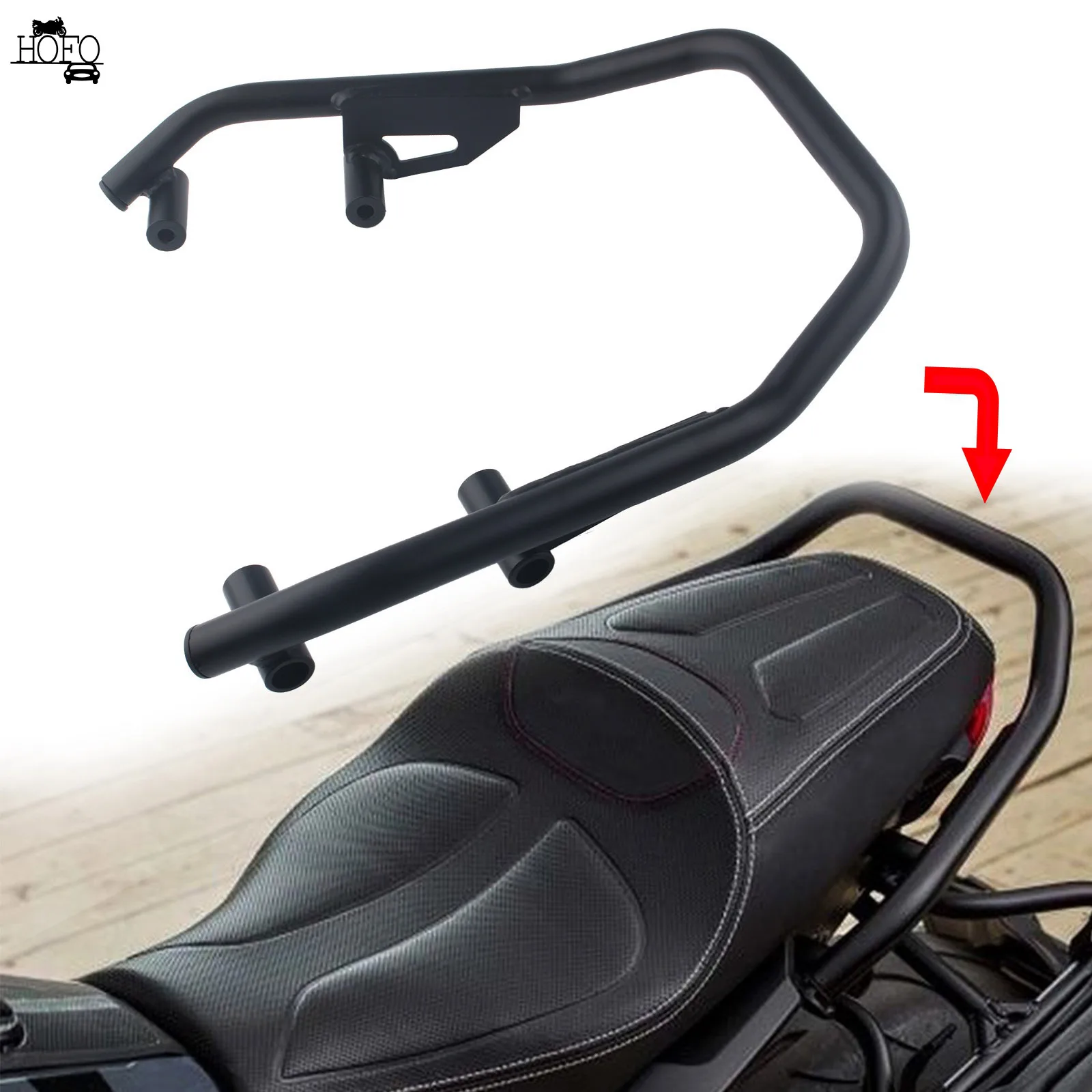 

Motorcycle Rear Grab Handles Seat Armrest Handle Rail Grab Bar luggage Rack For FTR1200 2019-2023 2020 2021 2022