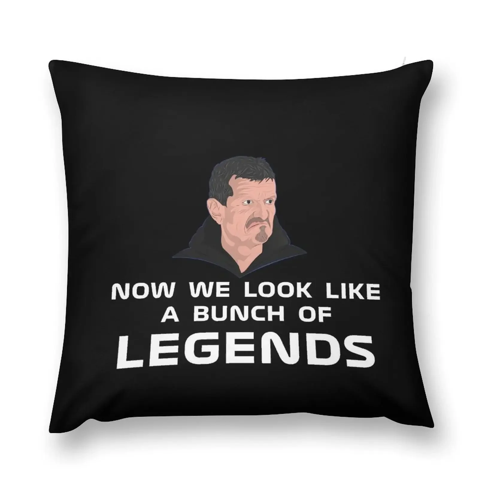 Gunther Steiner Funny Dialogue After Bahrian Gp Throw Pillow luxury sofa pillows christmas pillow case pillow