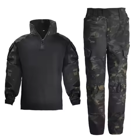 Kids Tactical Uniform Hunting Clothing Sets Children Airsoft Camouflage Hiking Jackets Outdoor Sport Trainning Exercise Sets