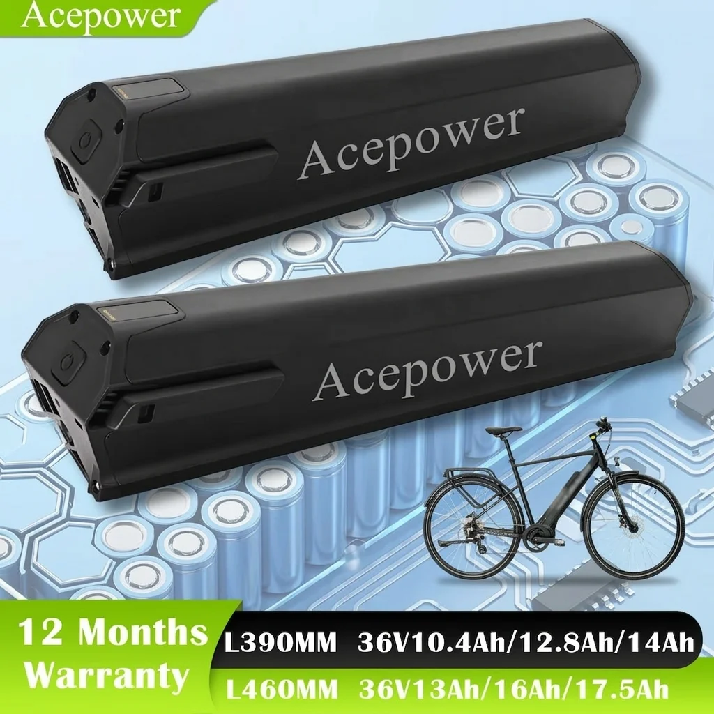 Batterie pour vélo semi-électrique Nakamura E-Fit 100 Scrapper 1.0 Surpass 36V 10.4Ah 12.8Ah 17.5Ah, compatible avec le vélo électrique IO Hawk E2