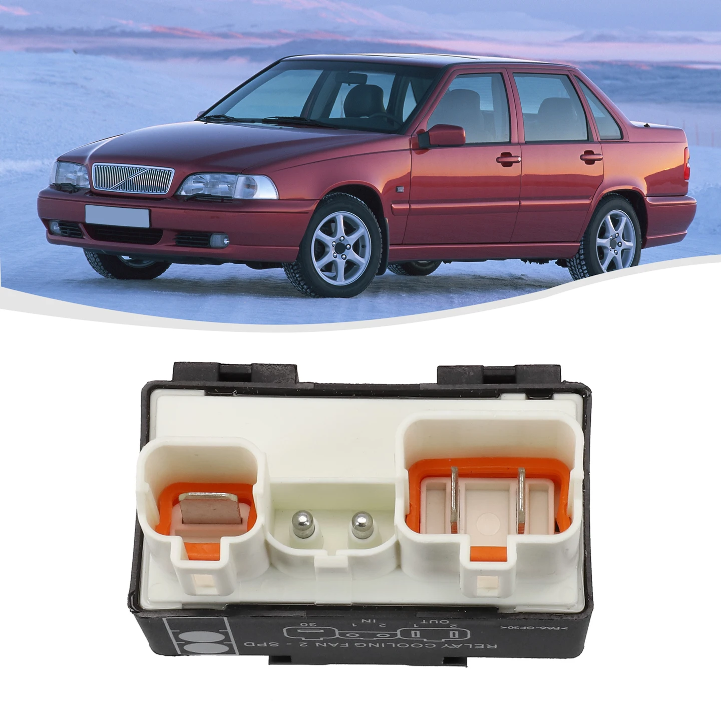 Advanced Cooling Fan Control Switch Relay for Volvo 740 850 940 960 C70 S70 S90 V70 9204 Enhanced Charging Capabilities