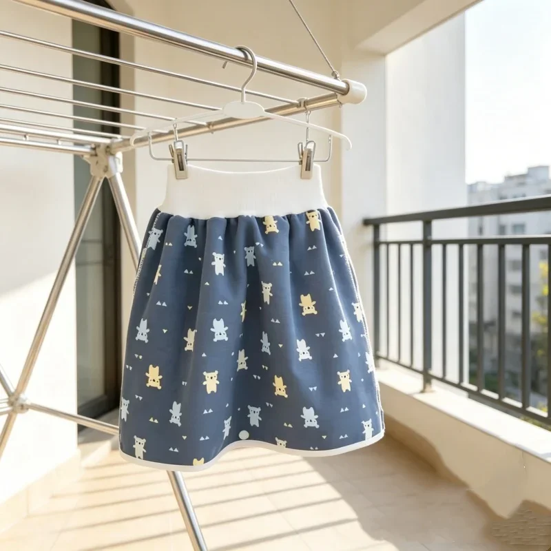 Reusable Baby Diaper Skirt 3pcs Simple Multi Color Leak Proof Nappy Cover For Boys Girls Potty Training Essential Daily Supplies
