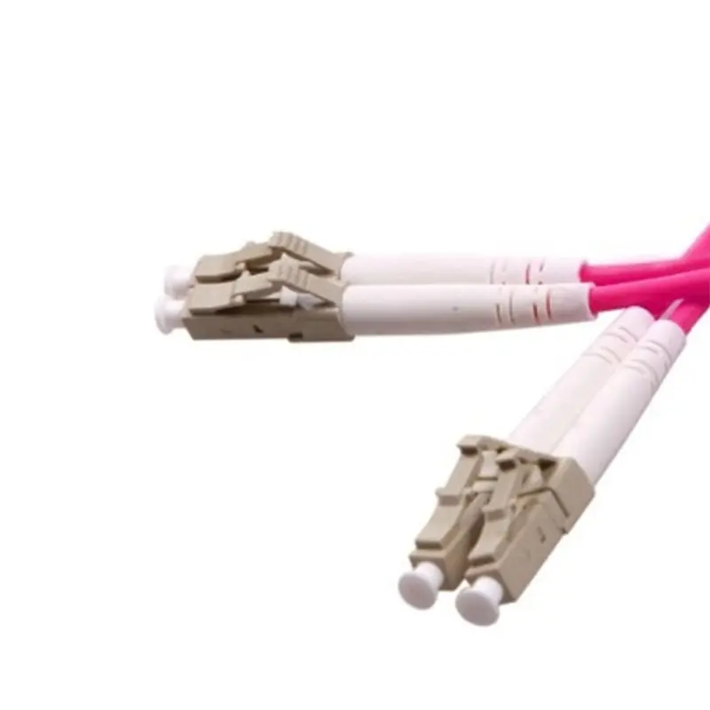 -[A51I Digital]OM4 LC To LC UPC Fiber Optic Patch Cords Multimode Duplex MMF 50/125Μm 40Gbps Anti Bend 2.0Mm Fiber Optic Cable 1